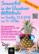 Sommerfest in der Daadener Mittelstraße