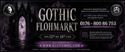 Gothic Flohmarkt am 12.09.2027