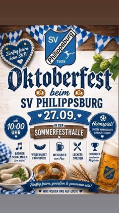 Oktoberfest beim SV Philippsburg