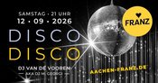 DISCO DISCO DJ VAN DE VOOREN / AKA DJ M. GEORGI • PARTY IM FRANZ AACHEN !