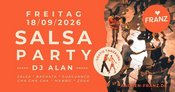 SALSA-PARTY + GRATIS SALSA TANZKURS • DJ ALAN • FRANZ AACHEN