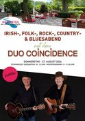 Irish-, Folk-, Rock-, Country- und Bluesabend mit dem DUO COINCIDENCE - Open Air