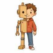 Samstags im Museum: Roboter Holzklotz – von der Abstraktion zur Menschwerdung mit Helen Homburg