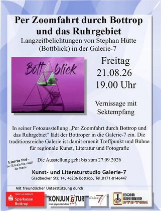 Ausstellungseröffnung "Per Zoomfahrt durch Bottrop und das Ruhrgebiet"