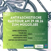 Antifaschistische Radtour zum Müggelsee