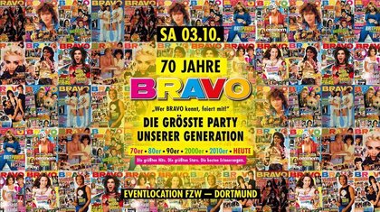 70 Jahre BRAVO - Die grösste PARTY UNSERER GENERATION - DORTMUND