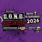 G.O.N.D. Warm-Up Party | Heilbronn, Gartenlaube