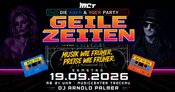 GEILE ZEITEN – DIE 80ER & 90ER PARTY | 19.09.2026 | Musiccenter Trockau