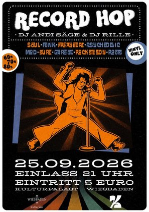 Record Hop Dj Säge psychedelic soul/funk & more