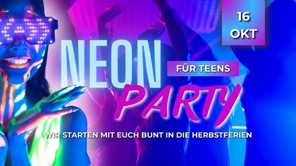 Neon-Party für Teens