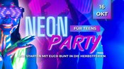 Neon-Party für Teens
