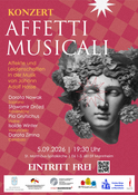 AFFETTI MUSICALI - Affekte und Leidenschaften in der Musik von Johann Adolf Hasse