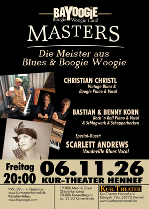 Bayoogie Masters – Die Meister aus Blues und Boogie Woogie ➡️ Teil 2 ⬅️