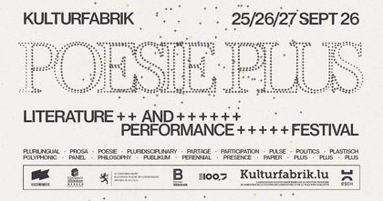 +++ POESIE PLUS +++ LITERATURE AND PERFORMANCE FESTIVAL @Kufa