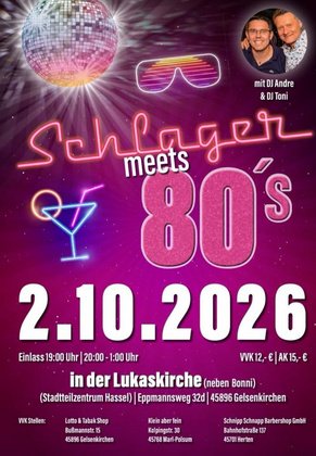 Schlager Wahnsinn goes 80's Gelsenkirchen Eventkirche