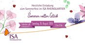 Sommerfest und Tag der offenen Tür im ISA RHEINQUARTIER