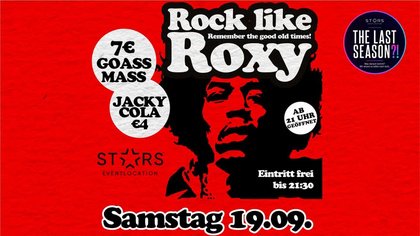 ROCK LIKE ROXY | Sa. 19.9. | STARS Straubing
