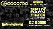 SPIN BACK TIMES | OLD SCHOOL - Cocomo Season Opening