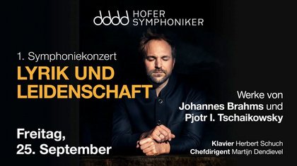 1. Symphoniekonzert 2026/27 der Hofer Symphoniker