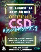 Offizielle CSD-Abschlussparty 2026 – Die größte Aftershowparty Sachsen-Anhalts!