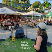 Sing an einem Sommerabend - Karaoke OPEN AIR im Biergarten "Esstisch bei Joe" in Günzburg
