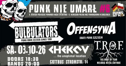 PUNK NIE UMARL #6 | Deutsch Polnische Punkrock Nacht in Cottbus