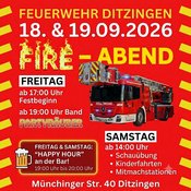 Fireabend Feuerwehr Ditzingen
