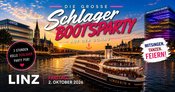 Die große Schlager Bootsparty auf der Donau @ Linz