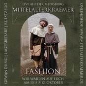 Mittelalterkrämer beim Mittelaltermarkt in Meersburg