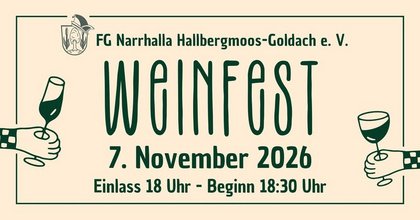 Weinfest inkl. Proklamation Hallbergmoos