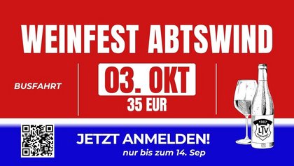 Weinfest Abtswind - Busfahrt