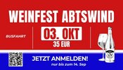 Weinfest Abtswind - Busfahrt