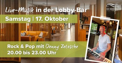 LIVE MUSIK in der Lobby Bar | mit Denny Zetzsche