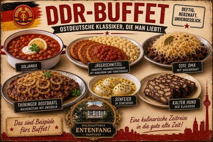 Großes DDR Buffet