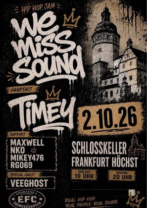 WE MISS SOUND # HIP-HOP JAM FRANKFURT