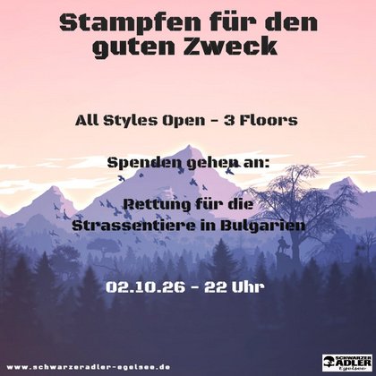 Stampfen für den guten Zweck