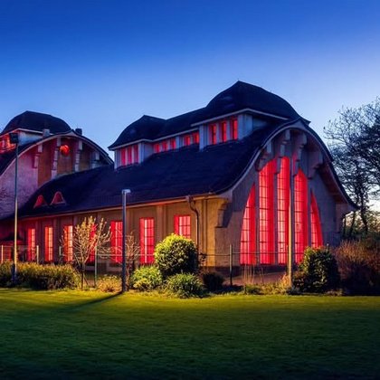Historisches Klärwerk in Krefeld Uerdingen am Rhein