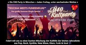 Rock44 °°ROCK44 MEETS FUNKENFLUG°° » Münchens große Ü40 Single-Party im Nachtwerk Club