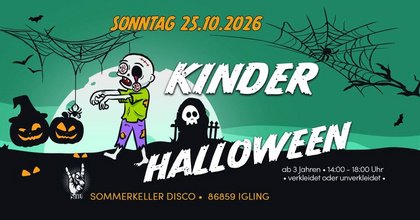 Kinder Halloween SO 25.10.2026 Sommerkeller • Igling