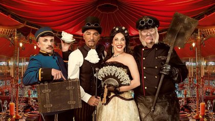 Eisen, Dampf und roter Plüsch - Die extravagante Dinnershow GANS GANZ ANDERS