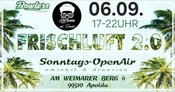 DaPannu & Friends ● FRISCHLUFT 2.0 OPEN AIR Umsonst & Draußen 06.09.2026 BOWLERS SUMMER LOUNGE