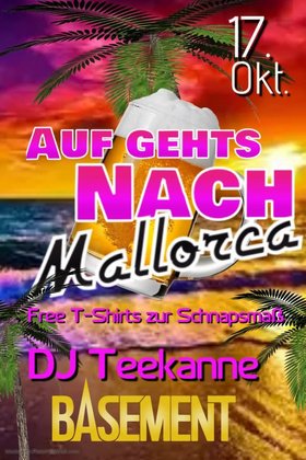 Auf gehts nach Mallorca Party