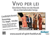 VIVO PER LEI – Konzert bei Kerzenschein Sonntag, 13. September · 19 Uhr