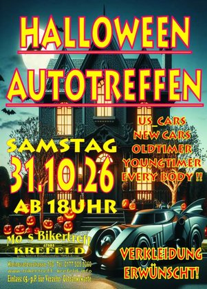 Halloween Autotreffen Krefeld 2026