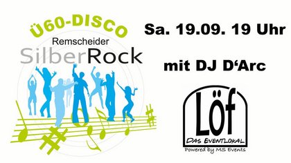 SilberRock Ü60 Party | Sa. 19.09. um 19 Uhr