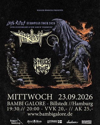 Harlott (AU) + Struck A Nerve (UK)