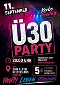 Ü 30 Party zur Alsheimer Kerb