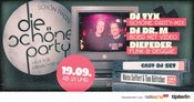 Die Schöne Party am 19.09.26 - mit Gast-DJ-Set Seiffert/Böttcher