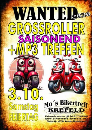 Saisonend Grossroller + MP3 Treffen 2026