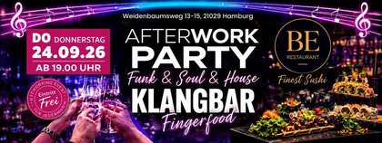 AFTERWORK IN DER KLANGBAR – WIR SIND ZURÜCK!